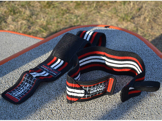 Кистьові бинти Power System PS-3500 Wrist Wraps Red/Black - Фото 10