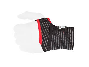 Кистьові бинти Power System PS-6000 Elastic Wrist Support Black/Red