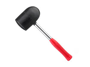 Киянка Intertool 1250 г х 90 мм черная резина ручка дерево (HT-0228)