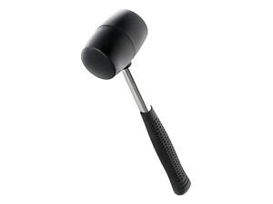 Киянка резиновая чёрная 340г металлическая обрезиненная рукоятка SIGMA (4317471)