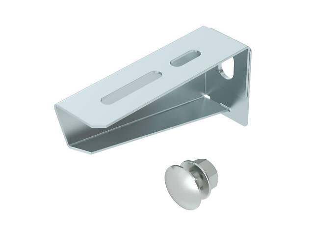 L-110мм 32,5х53мм сталь консоль самостійна з болтом M10x25 оцинкована [6424716] MWA OBO bettermann - Фото 1