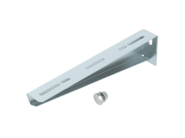 L-310мм 38х75мм сталь консоль самостійна з болтом M10x25 оцинкована [6424740] MWA OBO bettermann - Фото 1