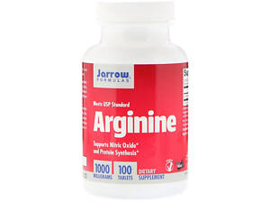 L-аргинин, 1 000 мг, Jarrow Formulas, 100 таблеток