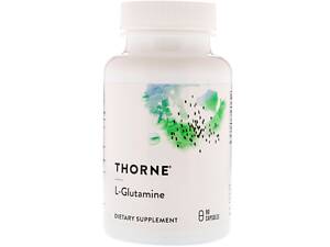 L-Глютамін, L-Glutamine, Thorne, 90 Капсул