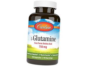 Л Глютамин L-Glutamine Carlson Labs 90капс (32353001)