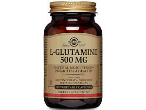 L-глютамин Solgar L-Glutamine 500 мг 100 капс