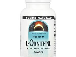 L-Орнітин Source Naturals L-Ornithine 100 g (1086-2023-10-5277)