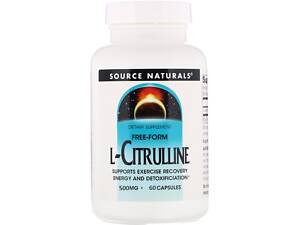 L-Цитруллин 500 мг L-Citrulline Source Naturals 60 капсул