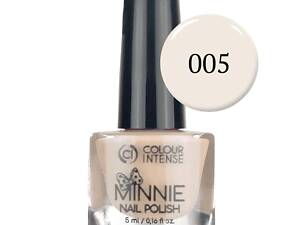 Лак для ногтей Colour Intense Minnie 5 мл NP-16 № 005 Матовый French milk Бледно-бежевый