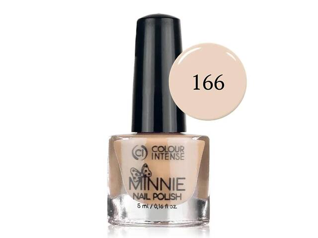 Лак для ногтей Colour Intense Minnie 5 мл NP-16 № 166 Матовый French natural Бело-бежевый