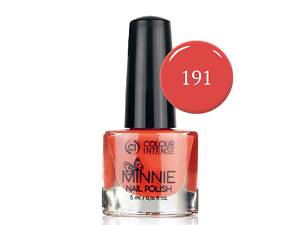 Лак для ногтей Colour Intense Minnie 5 мл NP-16 № 191 Матовый Coral pinc Розово-коралловый