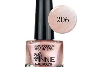 Лак для нігтів Colour Intense Minnie 5 мл NP-16 № 206 п Pearl rose gold Ніжно-бежевий