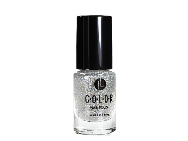Лак для нігтів Jovial Luxe Color 6 мл № 025 Блестки Різнокольорові середні - Фото 1