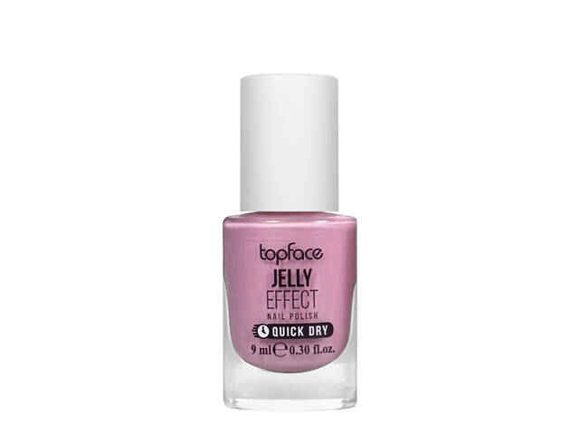 Лак для ногтей topface Jelly Effect Nail Polish быстросохнущий № 12 Розово-сиреневый (PT110) - Фото NaN