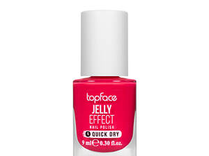 Лак для ногтей topface Jelly Effect Nail Polish быстросохнущий PT110 , 33 Розовый неоновый