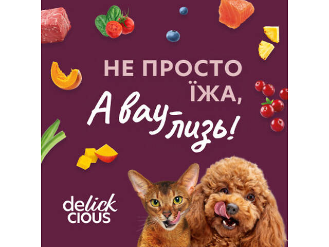 Ласощі для котів Delickcious Тунець з додаванням алое 4 х 15 г (4820269141605) - Фото 8