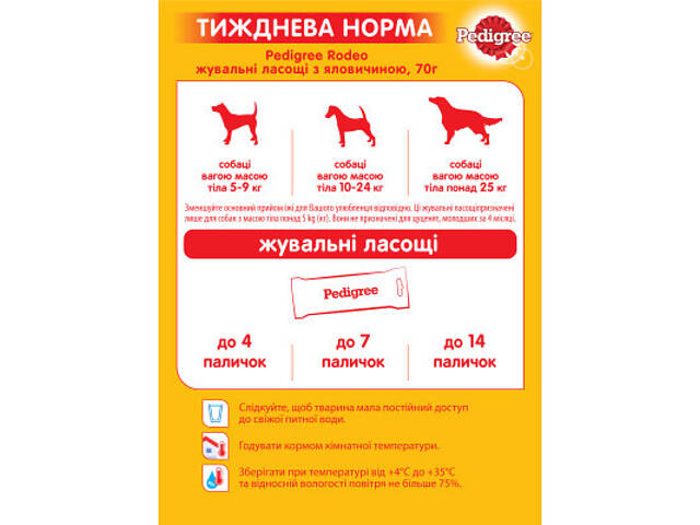 Ласощі для собак Pedigree Rodeo для чищення зубів 70 г (4008429090110) - Фото 6