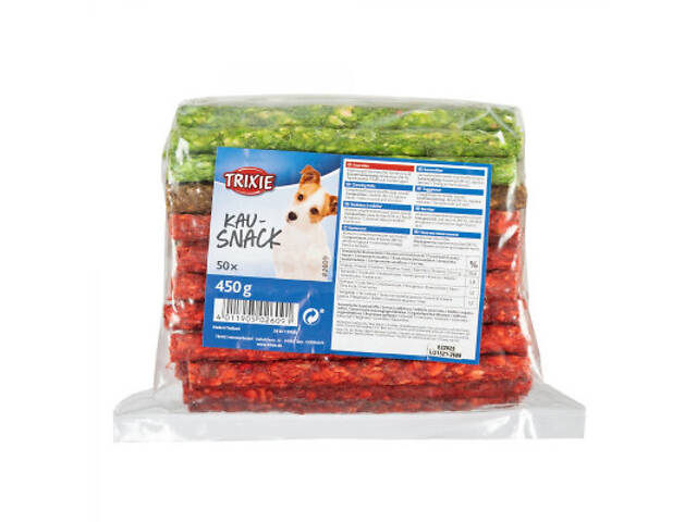 Ласощі для собак Trixie Паличка жувальна мікс 50 шт (4011905026091) - Фото 1