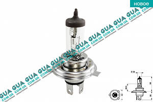 Лампа / лампочка H4 12V 60/55W P43t-38 REPLACEMENT STANDART HALOGEN 488813000 Acura / АКУРА ILX Sedan, Acura / АКУРА MDX