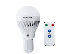 Лампа аварійного освітлення з акумулятором і пультом ДУ під цоколь Е27 Nectronix EL-701 (хол. світло)