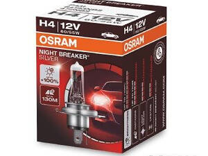 Лампа фарна H4 12V 60/55W P43t NIGHT BREAKER SILVER (+100) (вир-во OSRAM)