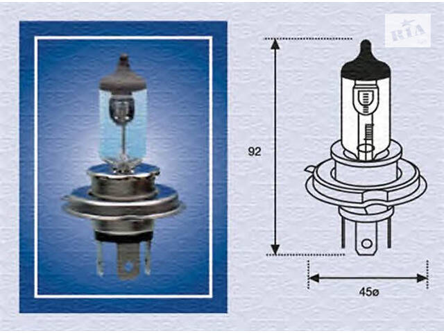 Лампа галогенная H4 24V 70W