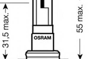 Лампа галогенная Osram Original HB3 12V 60W