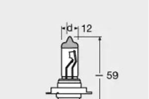 Лампа галогенная Osram Ultra Life H7 12V 55W