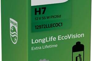 Лампа галогенная Philips LongLife EcoVision H7 12V 55W