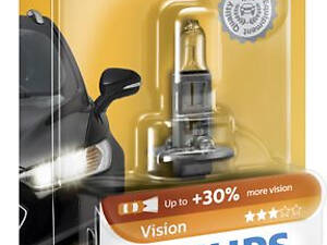 Лампа галогенная Philips Vision +30% H1 12V 55W