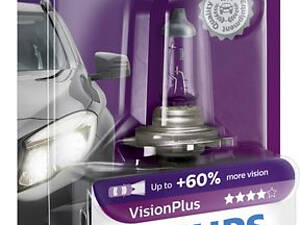 Лампа галогенная Philips VisionPlus +60% H7 12V 55W