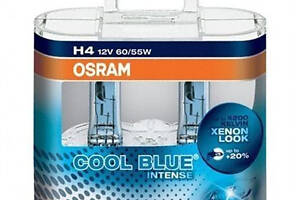 Лампа головного света Osram H4 60/55W Cool Blue Intense 64193CBI