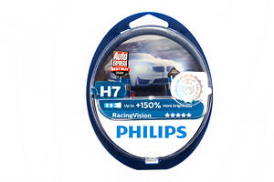 Лампа головного світла Philips H7 55W 12972RV Racing Vision 150%