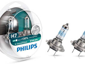 Лампа головного света Philips H7 55W 12972XV Xtreme Vision -2024130%