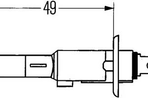 Лампа H1 12V 55W P14,5s