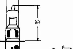 Лампа H3 12V 55W PK22s