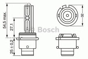 Лампа ксеноновая D2R 85V 35W