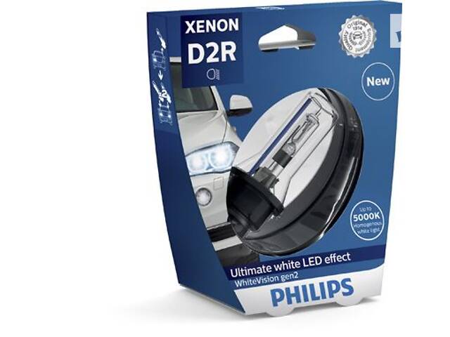 Лампа ксеноновая Philips WhiteVision D2R 85V 35W