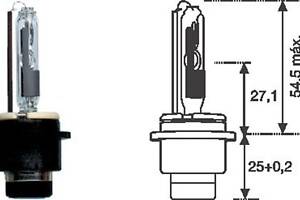 Лампа ксеноновая Xenon D2R 85V 35W PK32d-2 002542100000