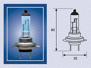 Лампа розжарювання, фара далекого світла | Лампа розжарювання, основна фара | Лампа розжарювання, протитуманна фара | Лампа