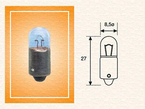 Лампа накаливания, фонарь указателя поворота| Лампа накаливания, задний гарабитный огонь| Лампа накаливания, стояночные