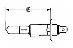 Лампа накаливания H1 24V 70W 8GH002089251