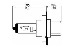 Лампа накаливания H7 24V 70W 8GH007157241