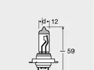 Лампа розжарювання на 121, 147, 156, 159, 166, 2, 2008, 206, 207, 208, 25, 3, 3008, 306, 307, 308, 323, 350Z, 4