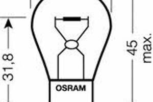 Лампа накаливания P21W 24V 21W 751102B