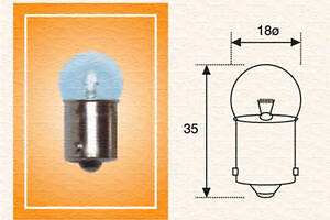 Лампа накаливания R10W 12V 10W BA15s  004008100000