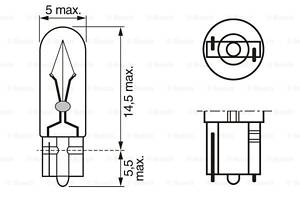 Лампа накаливания W1,2W 12V 1,2W