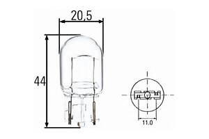 Лампа накаливания W21W 12V 21W 8GA008892002