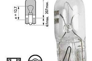 Лампа накаливания W5W 12V 5W