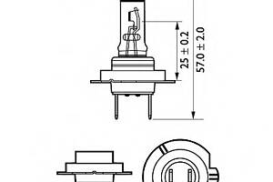 Лампа накалу H7Premium12V 55W PX26d